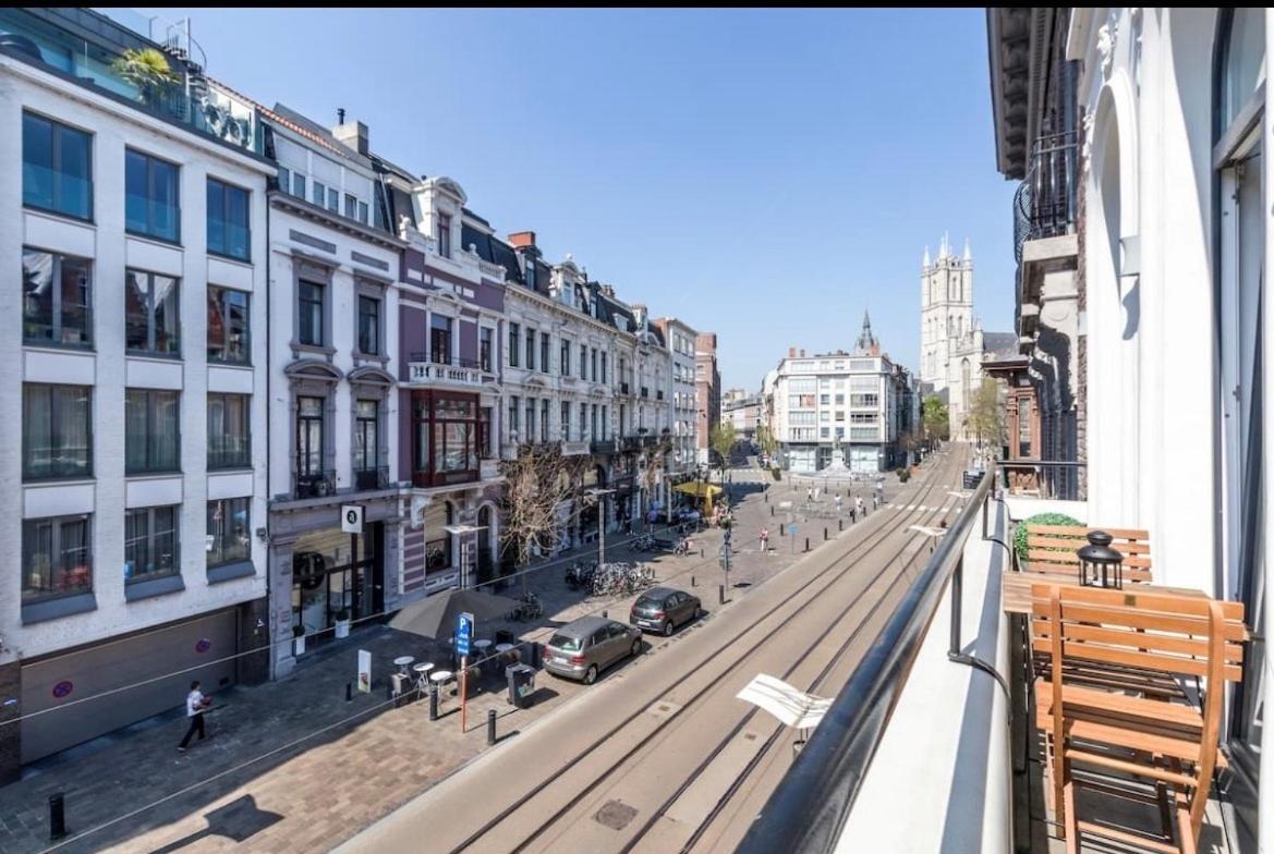 Modern Appartement In Hartje Gent Luaran gambar